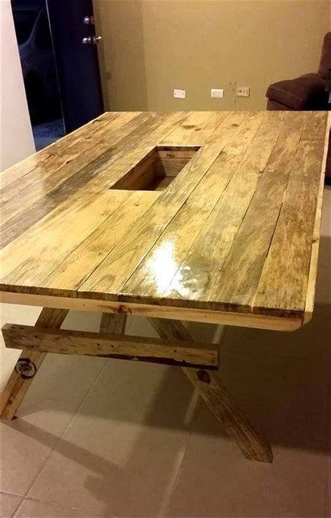 Diy Xl Size Pallet Dining Table 99 Pallets