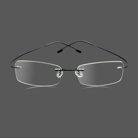 silhouette ultralight glasses hipster optical frames rimless memory titanium eyeglasses frames m