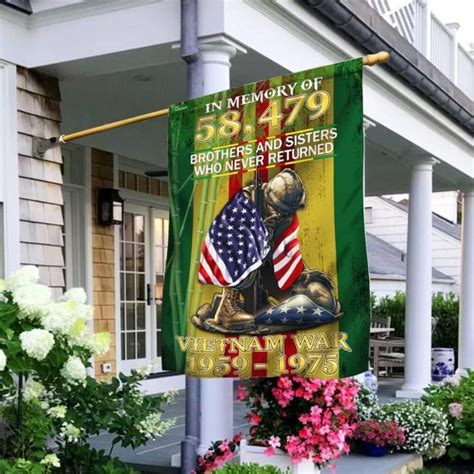 In Memory Of Vietnam War Flag Betiti Store