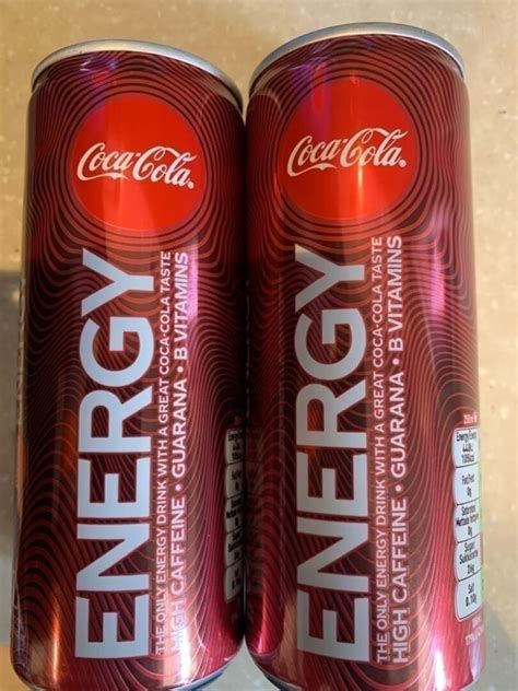 2 Cans 250ml Of Coke Energy Drinks Olio