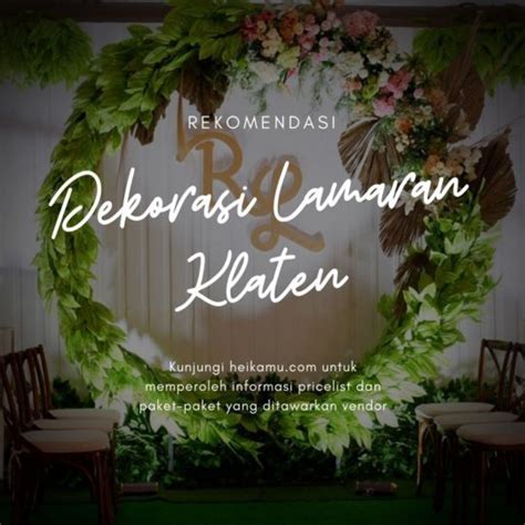 Maybe you would like to learn more about one of these? 5+ Penyedia Dekorasi Lamaran & Tunangan di Klaten ...