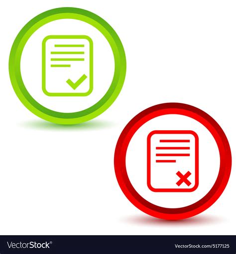 Two Result Icons Royalty Free Vector Image VectorStock