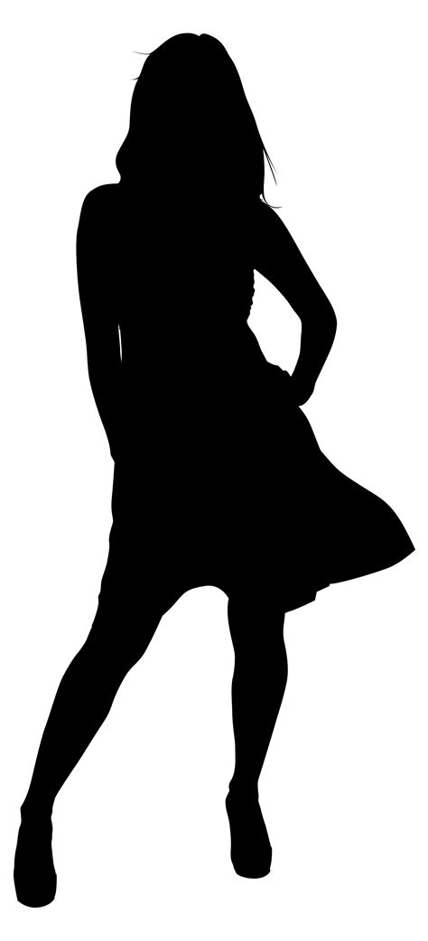 Strong Woman Silhouette Png Free For Commercial Use High Quality Images
