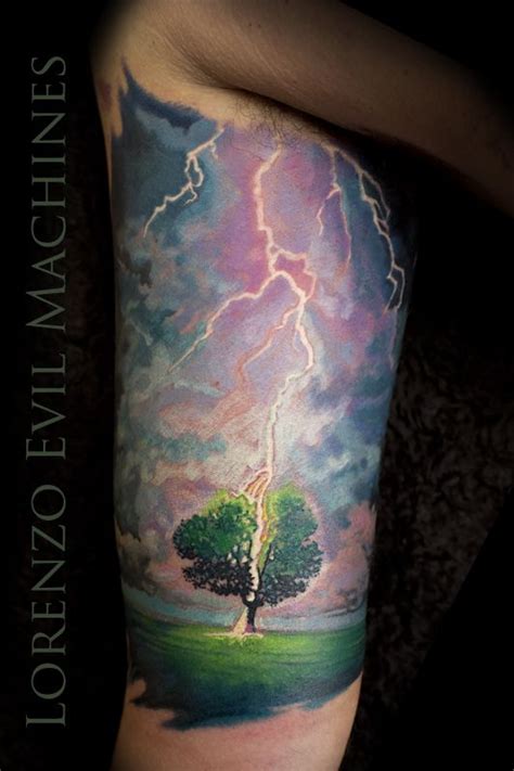 See more ideas about tiger tattoo, tiger tattoo design, tiger. Lightning tree - Fulmine sull'albero - Realistic Color ...