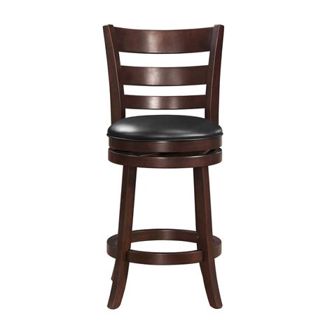 Counter & bar height chairs. Verona Cherry Swivel 24-inch High Back Counter Height ...