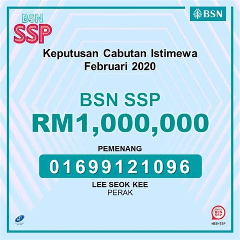 Jika anda terlibat, anda boleh semak setiap hujung bulan atau awal bulan untuk menyemak adakah anda terpilih. Keputusan BSN SSP Februari 2020 - Layanlah!!! | Berita ...