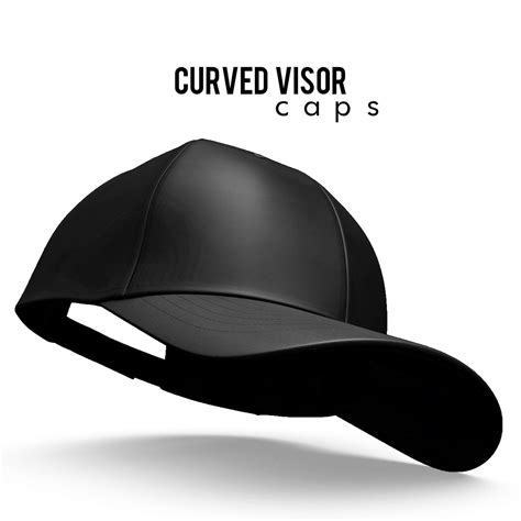Adjustable Curved Visor Hat Plain Baseball Cap For Mens And Womens