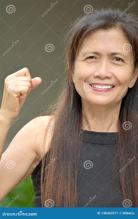 Proud Old Filipina Grandma Stock Image Image Of Arrogant 136363571