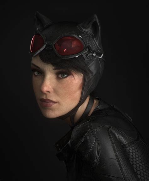 Portrait Of Catwoman From Batman Arkham Knight Hope You Like It Xps