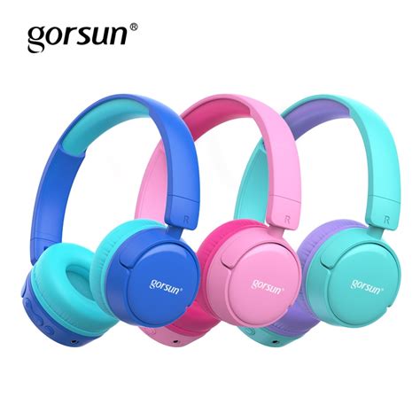 Gorsun Wireless Kids Headphones With 85db Volume Regulator Foldable
