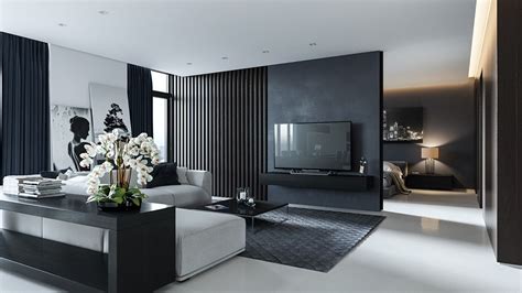 Awasome Black And Grey Living Room Wallpaper 2022