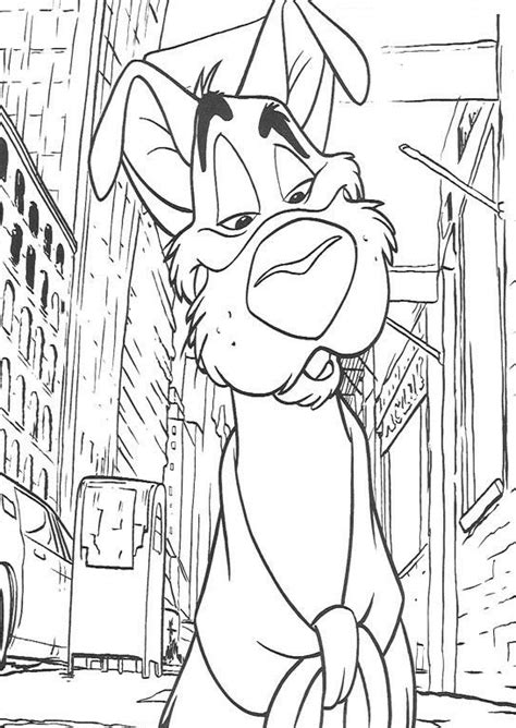 Coloring page based on characters from oliver & company is a fun, upbeat, pretty, and, honestly. Coloring Page - Oliver and company coloring pages 32
