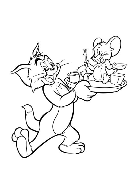 Ausmalbilder Tom Und Jerry Kostenlose Ausmalbilder