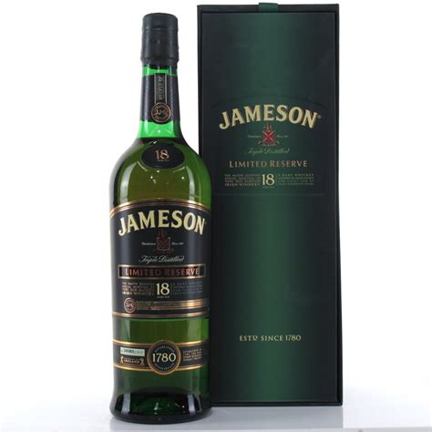 Jameson 18 Year Old Limited Reserve Whisky Auctioneer