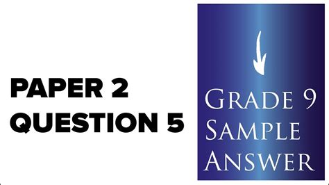 Paper 1, q5, example responses. GCSE English Language Paper 2 Question 5 Grade 9 - YouTube