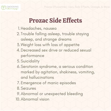 Prozac Fluoxetine Side Effects Uses And More