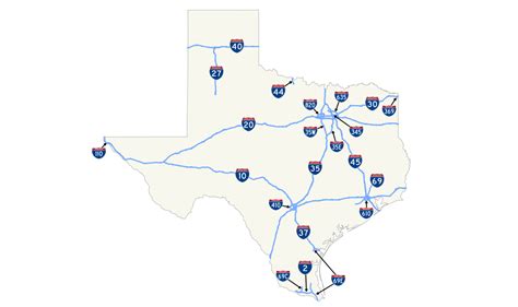 List Of Interstate Highways In Texas Wikipedia