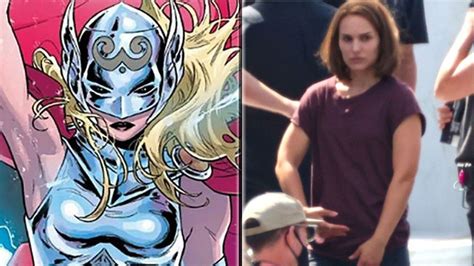 Thor Love And Thunder Natalie Portman Hace Músculo Para Thor Love