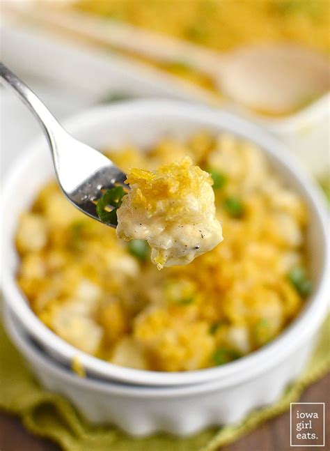 It can be made the night before and eaten while the potatoes are still a little warm, or. Gluten-Free Party Potatoes Deluxe - Iowa Girl Eats ...