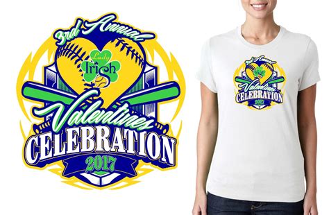 3rd Annual Valentines Tournament Oh Softball Logo Design Urartstudio