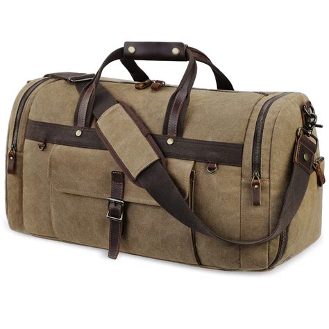 Travel Duffel Bag Waterproof Duffle Bags For Men Oversized Genuine Leather Carryon Weekend Bag
