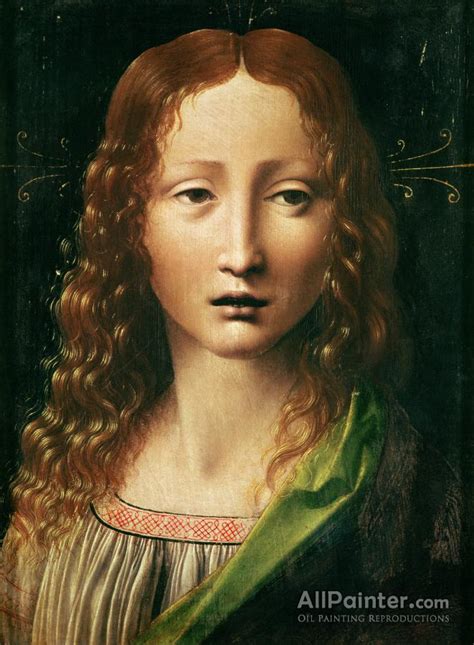 Leonardo Da Vinci Head Of The Saviour Oil Painting Reproductions For