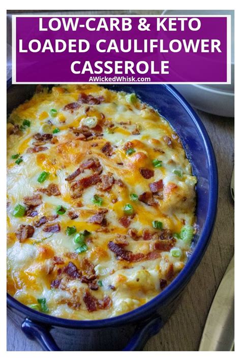 Cauliflower mash is great for people who are on a low carb or keto diet but it's also great for diabetics and anyone looking to eat healthily. Loaded Cauliflower Casserole | Recipe in 2020 | Loaded cauliflower casserole, Keto recipes easy ...