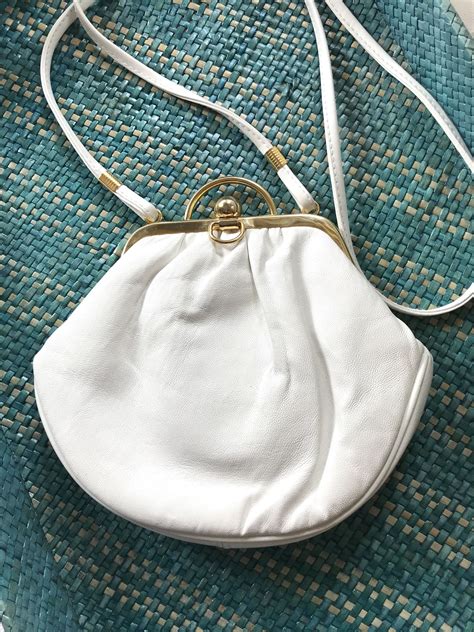vintage-magid-white-leather-shoulder-bag-handbag-etsy-bags,-white-leather,-leather-shoulder-bag