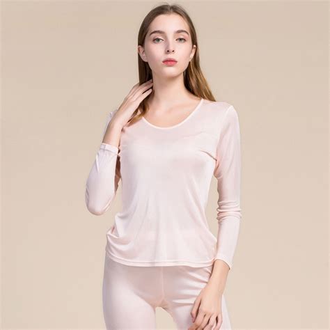 Buy Wholesale Autumn New Silk Thermal Underwear Set O