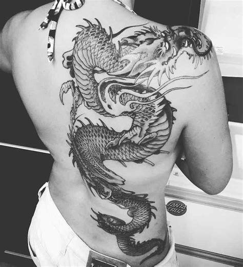 Discover 91 About Dragon Back Tattoo Unmissable Billwildforcongress