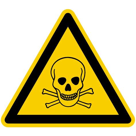 Warnung Vor Giftigen Stoffen Nach BGV A8 W03 ASR A1 3 SQS