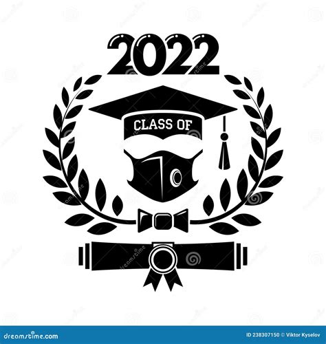 2022 Graduate Class Logo Stock Vector Illustration Of Diploma 238307150