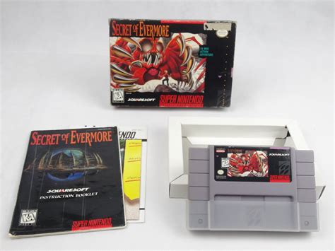 Secret Of Evermore Super Nintendo Snes Boxed Ntsc Usa Ebay