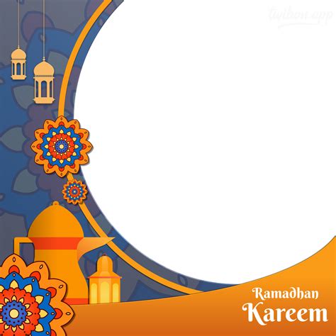 Ramadan Kareem Greetings 2023 Picture Frame Png Template