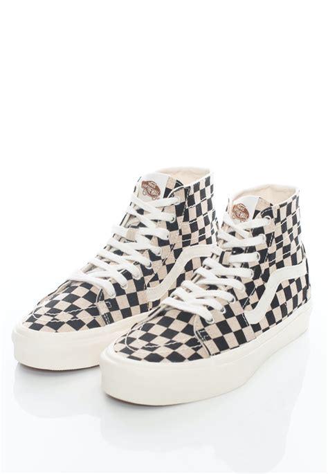 Vans Sk Hi Tapered Eco Theory Checkerboard Shoes Impericon Au