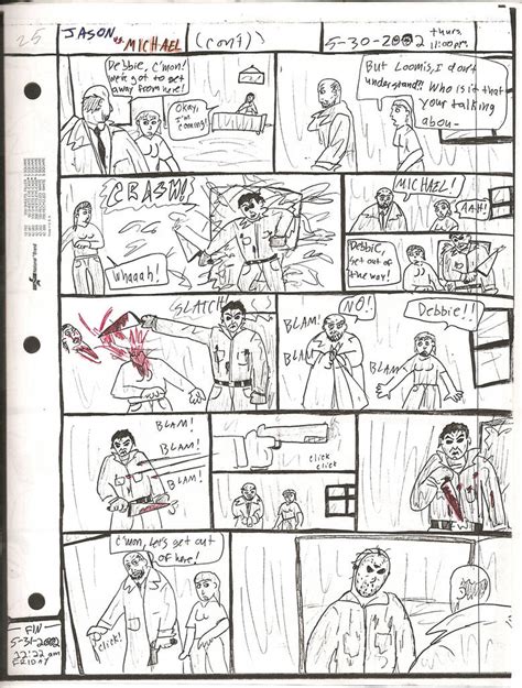 Jason Vs Michael Pg25 By Dw13 Comics On Deviantart