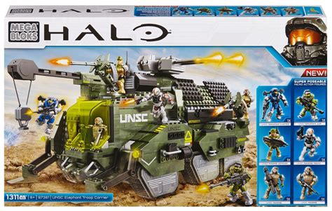 Mega Bloks Halo Unsc Elephant Troop Carrier Mega Bloks Halo Mega