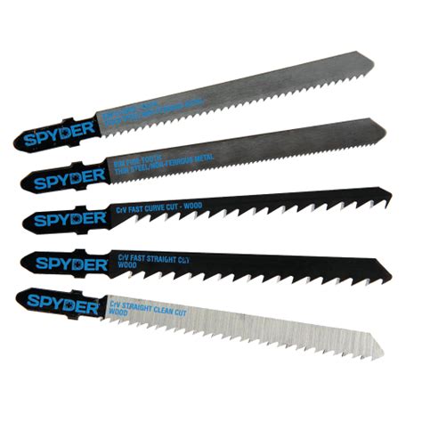 Multi Material 5pc Jig Saw Kit Spyder Products