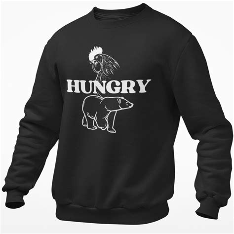 Cock Hungry Bear Jumper Sweatshirt Rude Adult Gay Humour Funny Novelty Bear Joke Hilarious