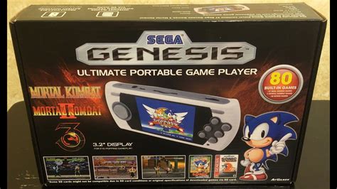 Atgames Sega Genesis Ultimate Portable Game Player Unboxing 80