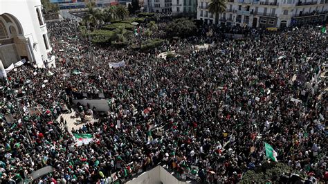 Algerians Stage Largest Protest Yet Rejecting Presidents Offer The