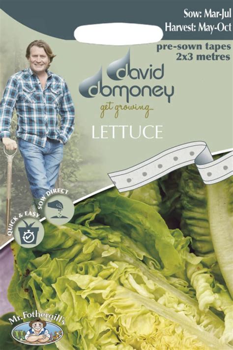 Get Growing Mr Fothergills Lettuce Tape David Domoney