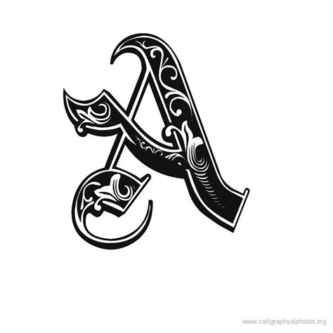 Alphabet Clipart Calligraphy Alphabet Calligraphy Transparent Free For
