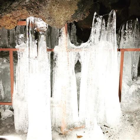 Narusawa Ice Cave The Cave Was Created By The Eruption Of Mt Fuji In