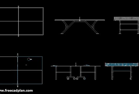 Table Football Dwg Cad Block In Autocad Download Free Cad Plan