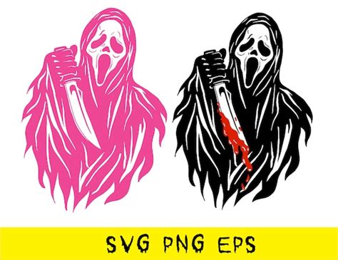 Scream Svg Ghost Face Svg Whats Your Favorite Scary Etsy Finland