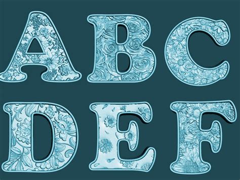 Strong, durable magnets are great for … Floral alphabet complete 3D model | CGTrader