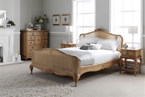 You will see many styles of dining and living room furniture, bedroom furniture, home office furniture and more that are manufactured by expert furniture manufactures to high standards from sustainably sourced. Charlotte French Inspired Oak Rattan Bed | Solid Oak ...