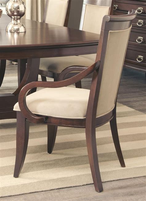 Alyssa Upholstered Dining Arm Chairs Light Tan And Dark Cognac Set Of