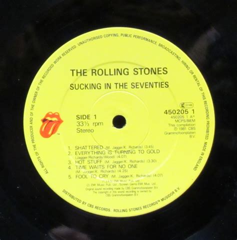 Пластинка Sucking In The Seventies Rolling Stones Купить Sucking In
